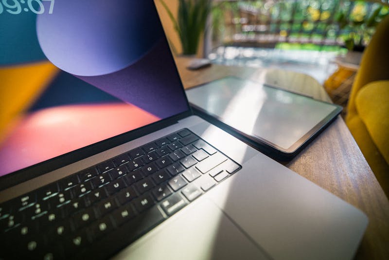 web-based lux meter tool displaying real-time sensor readings on tablet screen