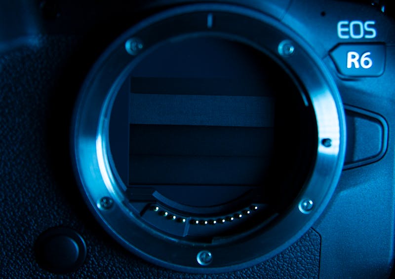 smartphone light sensor closeup showing aperture location