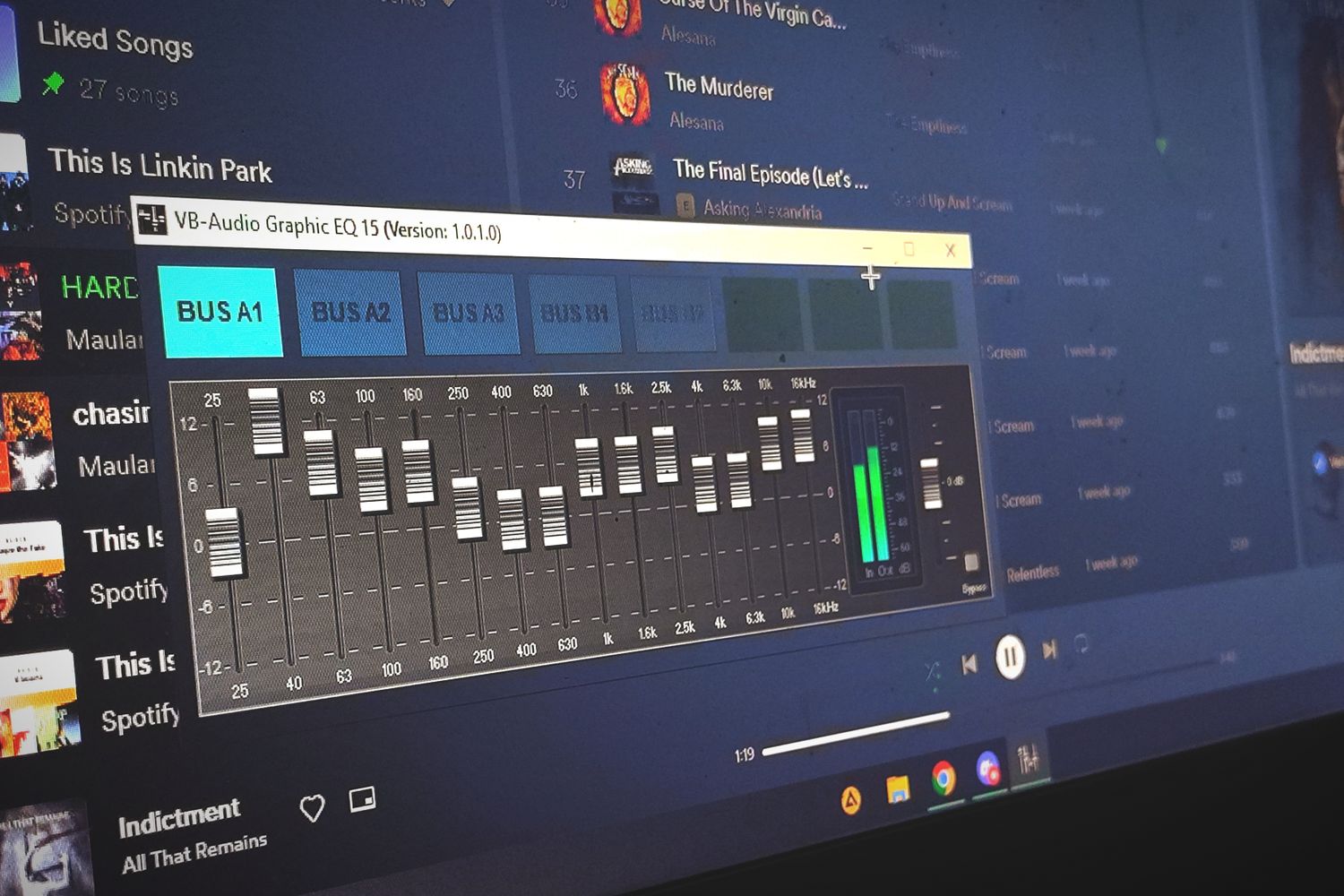 qualité mirroring audio système partage fenêtre navigateur