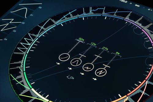 ブラウザ上の振動テストインターフェース表示例