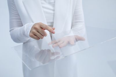 руки касания мультитач тестовый интерфейс